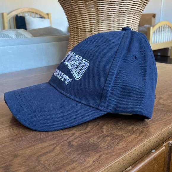 Authentic Oxford University baseball hat in navy - Picture 3 of 4